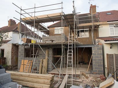 House under construction β Think VPV Sheffield
